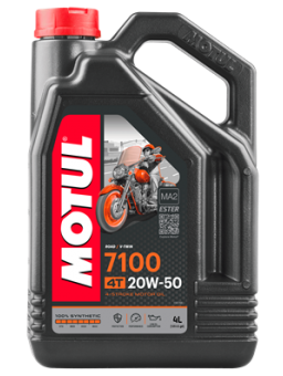Моторное масло MOTUL 7100 4T SAE 20W50 (4л.)