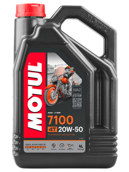 Моторное масло MOTUL 7100 4T SAE 20W50 (4 л) - лучший выбор для вашего двигателя!