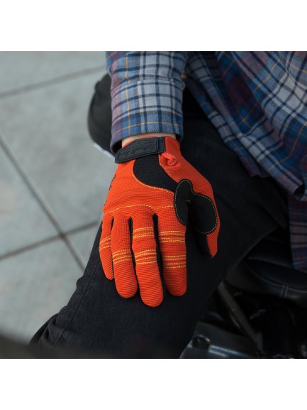Moto Мотоперчатки - Оранжевый/Черные/Желтые