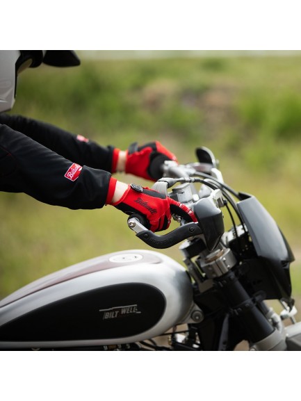 Moto Мотоперчатки - Красные/Черные/Белые